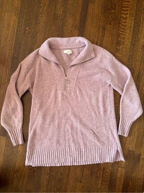 Lou & Grey Half-Zip Pullover size S